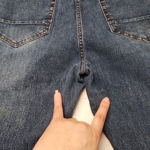 Refinery Republic Jeans Mens 40x32 (Actual 40x30) Blue Denim Slim Leg Stone Wash - Picture 4 of 16